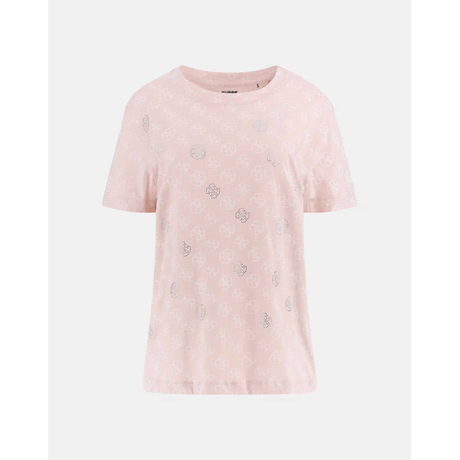 Product GUESS NOMIE 4G SS T-SHIRT WOMEN base image