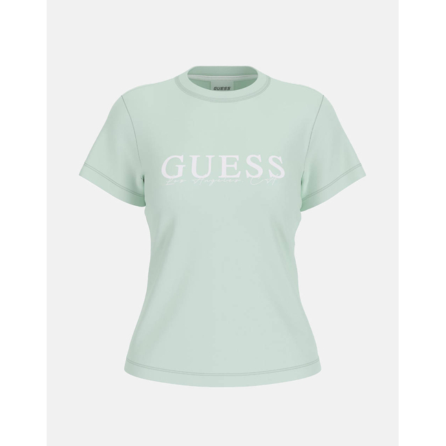 Product GUESS KAMELIE CN T-SHIRT - MID ORGANIC STRETCH JERSEY 180 ΜΠΛΟΥΖΑ W base image