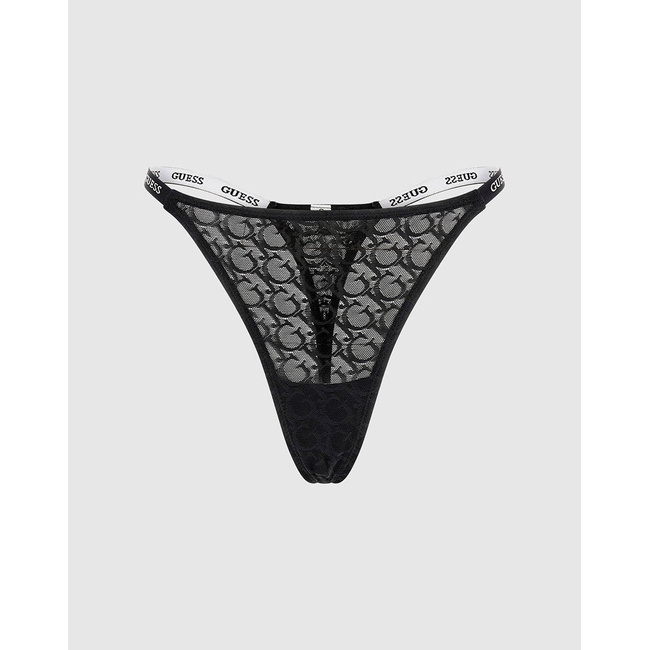 Product GUESS  EDYTHA THONG - GJ JACQUARD MESH UNDERWEAR W base image