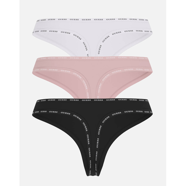 Product GUESS 3 PACK BASIC THONG WOMEN'S UNDERWEAR base image