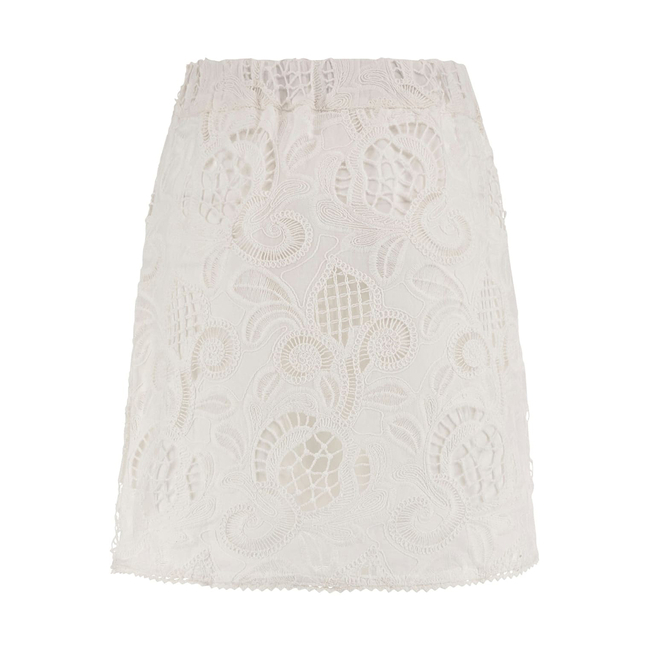 Product GUESS DOMITILLE MINI EMBRO SKIRT ΦΟΥΣΤΑ ΓΥΝΑΙΚΕΙΟ base image
