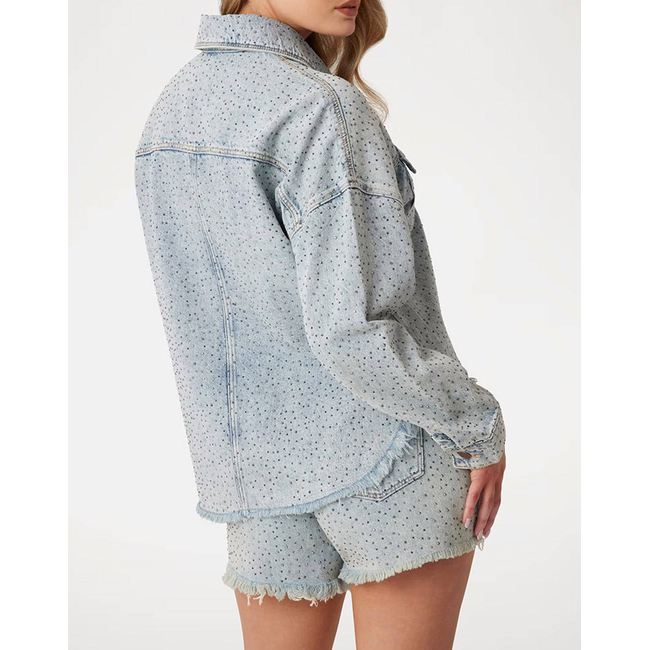 Product GUESS WESTERN SHACKET ΜΠΟΥΦΑΝ ΓΥΝΑΙΚΕΙΟ base image