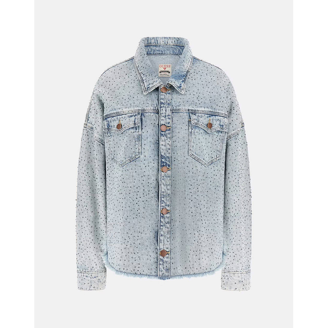 Product GUESS WESTERN SHACKET ΜΠΟΥΦΑΝ ΓΥΝΑΙΚΕΙΟ base image