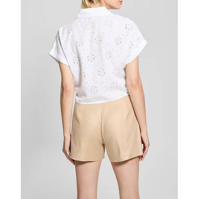 Product GUESS NEW SS BRIGITTE EMBRO SHIRT ΠΟΥΚΑΜΙΣΟ ΓΥΝΑΙΚΕΙΟ base image