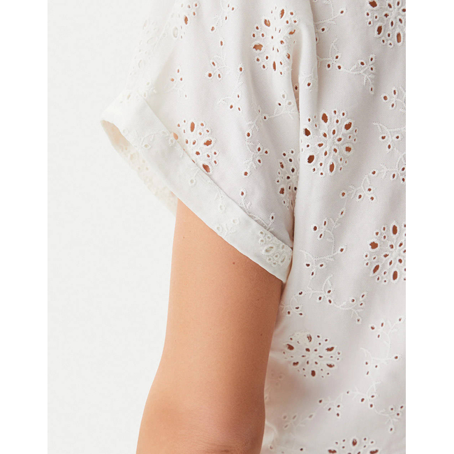 Product GUESS NEW SS BRIGITTE EMBRO SHIRT ΠΟΥΚΑΜΙΣΟ ΓΥΝΑΙΚΕΙΟ base image