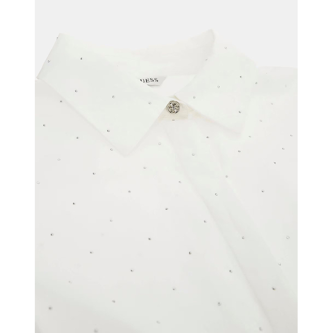 Product GUESS SILVIA HOTFIX LS SHIRT ΠΟΥΚΑΜΙΣΟ ΓΥΝΑΙΚΕΙΟ base image