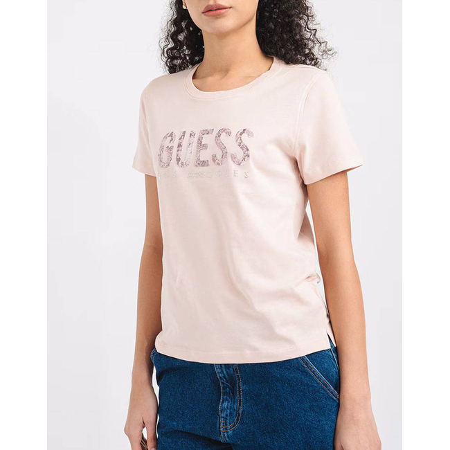 Product GUESS SS CN PYTHON LOGO TEE WOMEN'S T-SHIRT base image