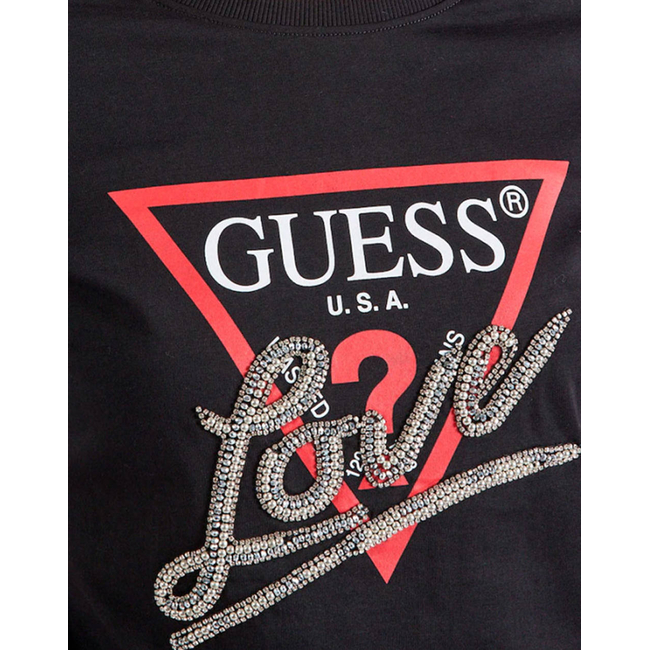 Product GUESS SS CN TRIANGLE LOVE TEE ΜΠΛΟΥΖΑ ΓΥΝΑΙΚΕΙΟ base image