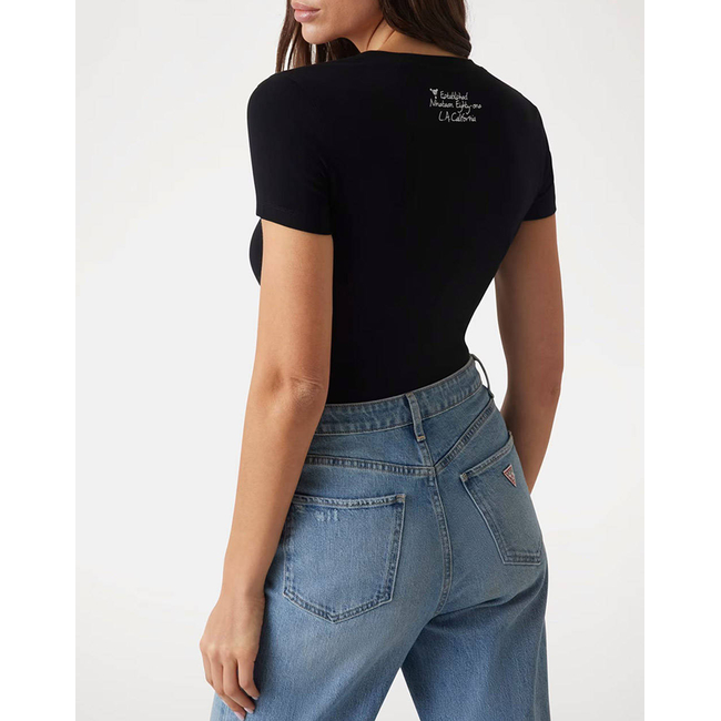 Product GUESS SS CN TRIANGLE FLOWER TEE WOMEN'S T-SHIRT base image