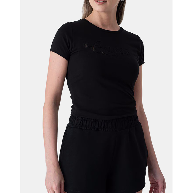 Product GUESS SS GUESS DOT LOGO R3 TEE WOMEN'S T-SHIRT base image