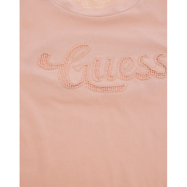 Product GUESS SS GUESS DOT LOGO R3 TEE WOMEN'S T-SHIRT base image