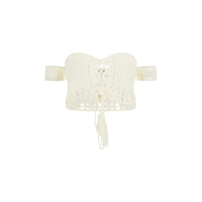 Product GUESS  CROCHET TOP - ACRYLIC CROCHET YARN ΜΠΛΟΥΖΑ W base image
