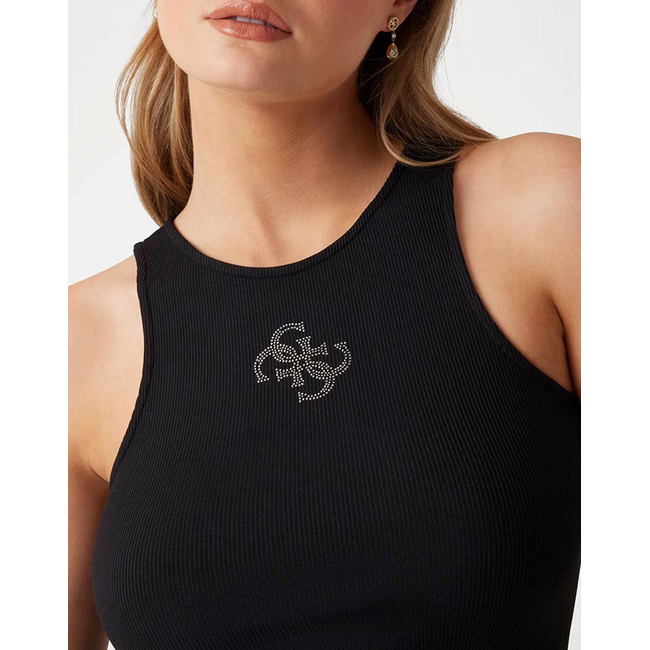 Product GUESS NEW SL ROUND NK GUENDALINA TOP ΠΛΕΚΤΟ ΓΥΝΑΙΚΕΙΟ base image