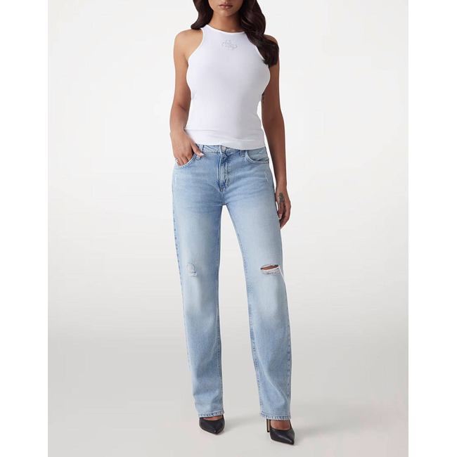 Product GUESS NEW SL ROUND NK GUENDALINA TOP ΠΛΕΚΤΟ ΓΥΝΑΙΚΕΙΟ base image