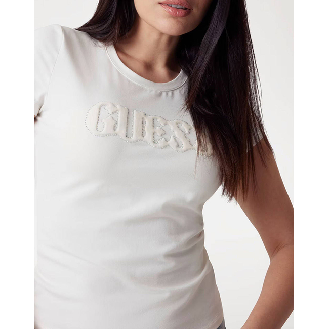 Product GUESS SS PONY HAIR LOGO R5 TEE ΜΠΛΟΥΖΑ ΓΥΝΑΙΚΕΙΟ base image