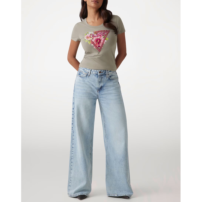 Product GUESS SS CN TRIANGLE BEADS TEE ΜΠΛΟΥΖΑ ΓΥΝΑΙΚΕΙΟ base image