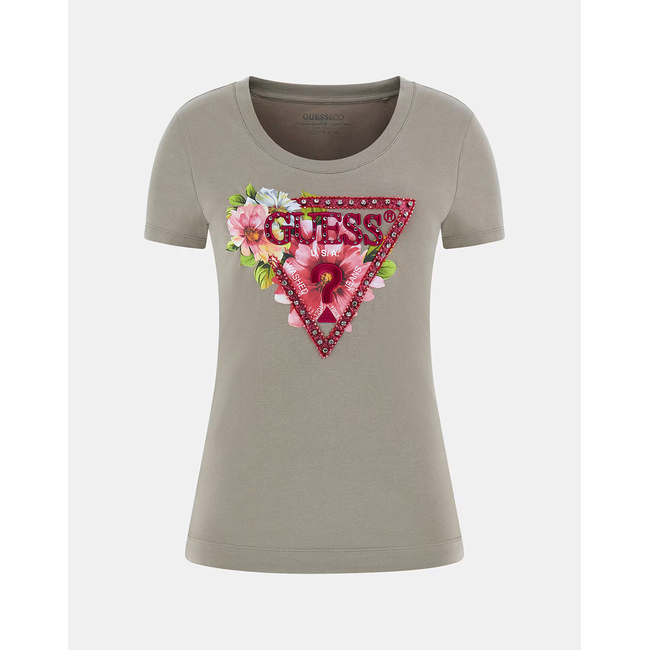 Product GUESS SS CN TRIANGLE BEADS TEE ΜΠΛΟΥΖΑ ΓΥΝΑΙΚΕΙΟ base image