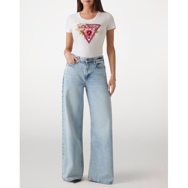 Product GUESS SS CN TRIANGLE BEADS TEE ΜΠΛΟΥΖΑ ΓΥΝΑΙΚΕΙΟ base image