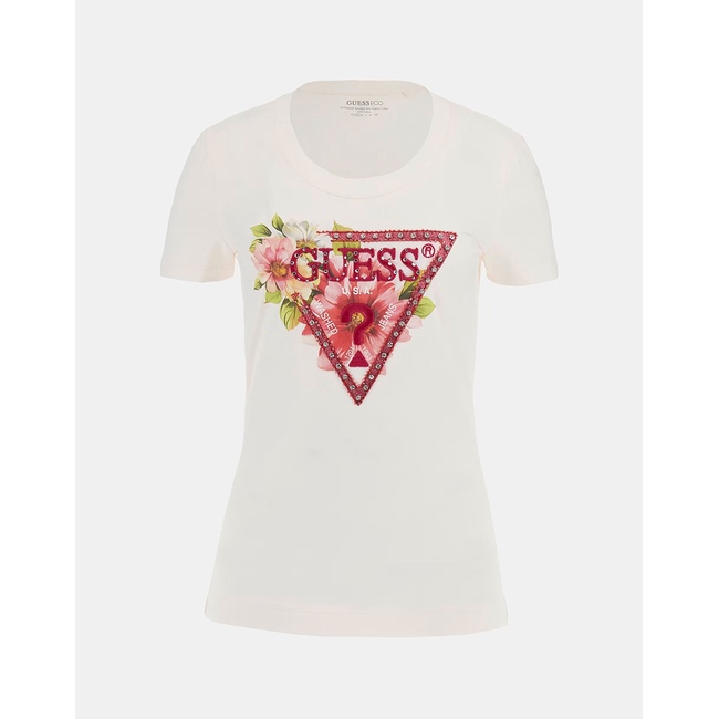 Product GUESS SS CN TRIANGLE BEADS TEE ΜΠΛΟΥΖΑ ΓΥΝΑΙΚΕΙΟ base image