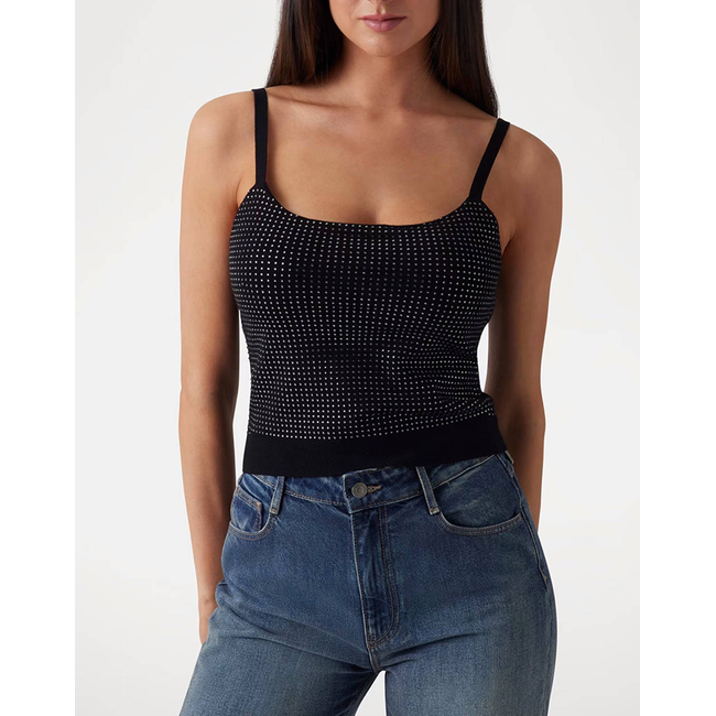 Product GUESS KHLOE RHINESTONES TANK SWTR ΜΠΛΟΥΖΑ ΓΥΝΑΙΚΕΙΟ base image