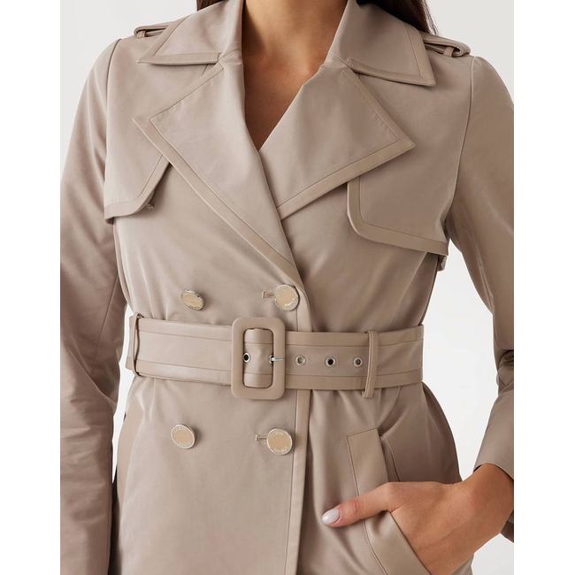 Product GUESS JENNY PU DETAILS TRENCH ΜΠΟΥΦΑΝ ΓΥΝΑΙΚΕΙΟ base image