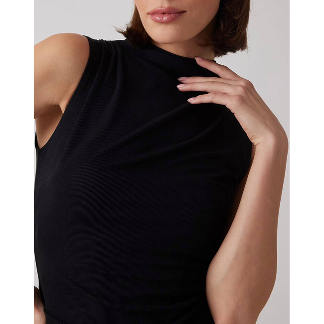 Product GUESS ZAMA BUTTON DETAIL DRESS WOMEN base image