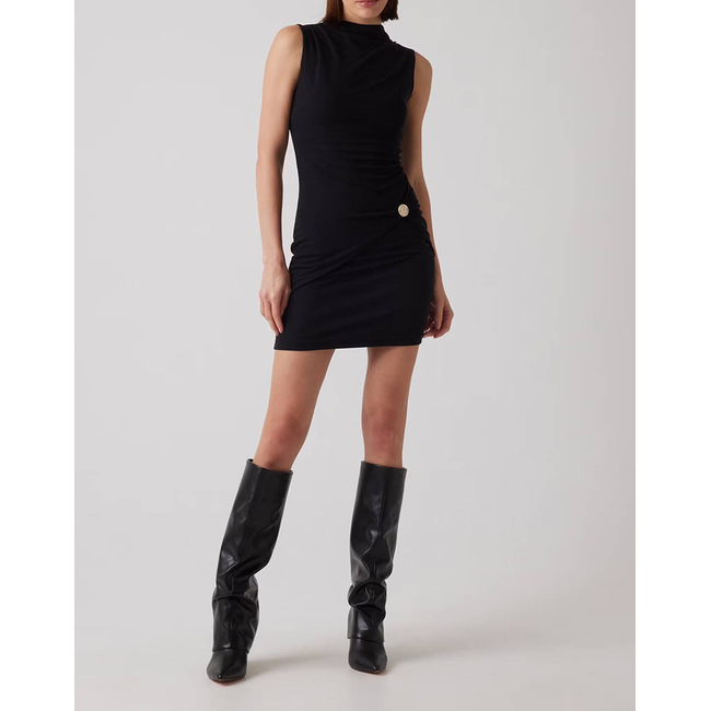 Product GUESS ZAMA BUTTON DETAIL DRESS WOMEN base image