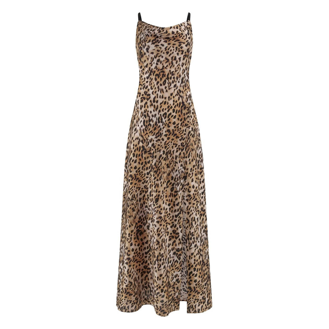 Product GUESS ADLE LACE NECKLINE LONG DRESS WOMEN'S base image