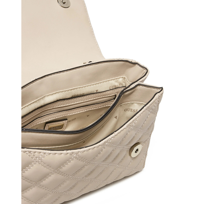 Product GUESS GIULLY 2 CMPRTMNT CNVRTBLE FLP BAG WOMEN (Dimensions: 25 x 17 x 7cm.) base image