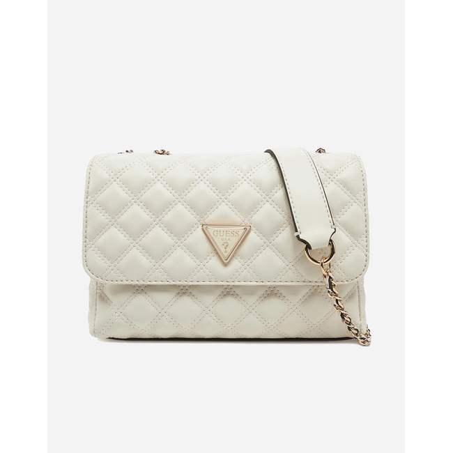 Product GUESS GIULLY 2 CMPRTMNT CNVRTBLE FLP BAG WOMEN (Dimensions: 25 x 17 x 7cm.) base image