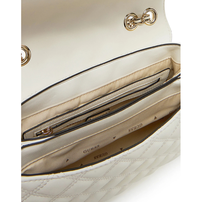 Product GUESS GIULLY 2 CMPRTMNT CNVRTBLE FLP BAG WOMEN (Dimensions: 25 x 17 x 7cm.) base image