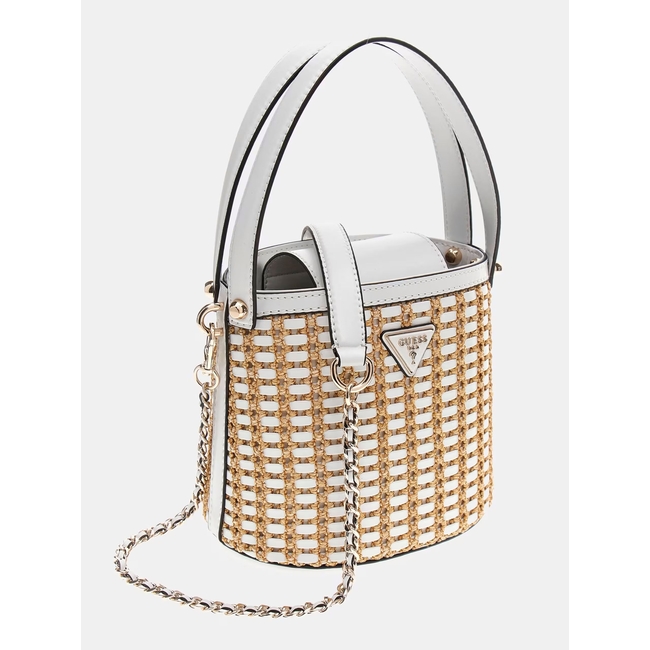 Product GUESS ATALIA CROSSBODY BUC - BANANA WOMEN'S BAG (Dimensions: 20 x 18 x 15cm.) base image