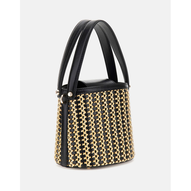 Product GUESS ATALIA CROSSBODY BUC - BANANA WOMEN'S BAG (Dimensions: 20 x 18 x 15cm.) base image