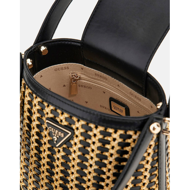 Product GUESS ATALIA CROSSBODY BUC - BANANA WOMEN'S BAG (Dimensions: 20 x 18 x 15cm.) base image