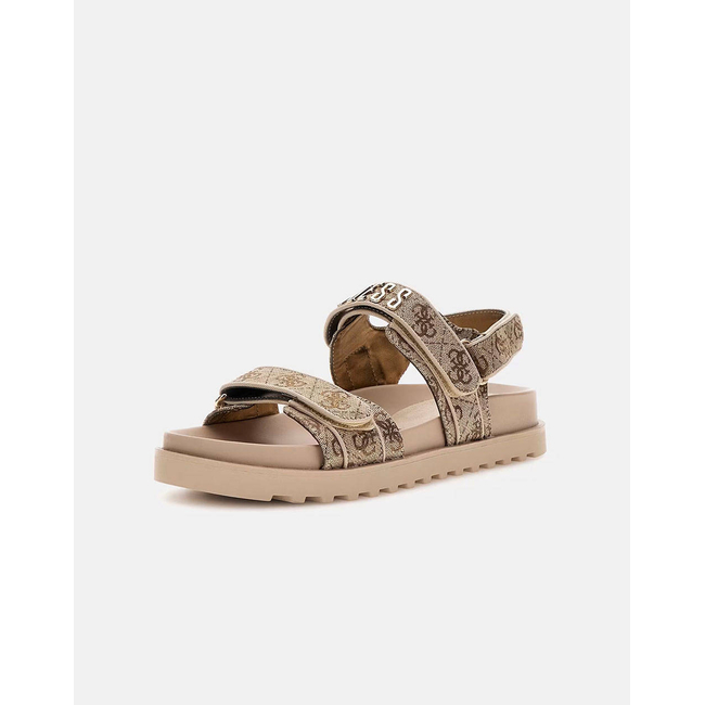 Product GUESS FADISON - SANDAL IN LAMINATED ECO-LEATHER WOMEN'S SHOES base image