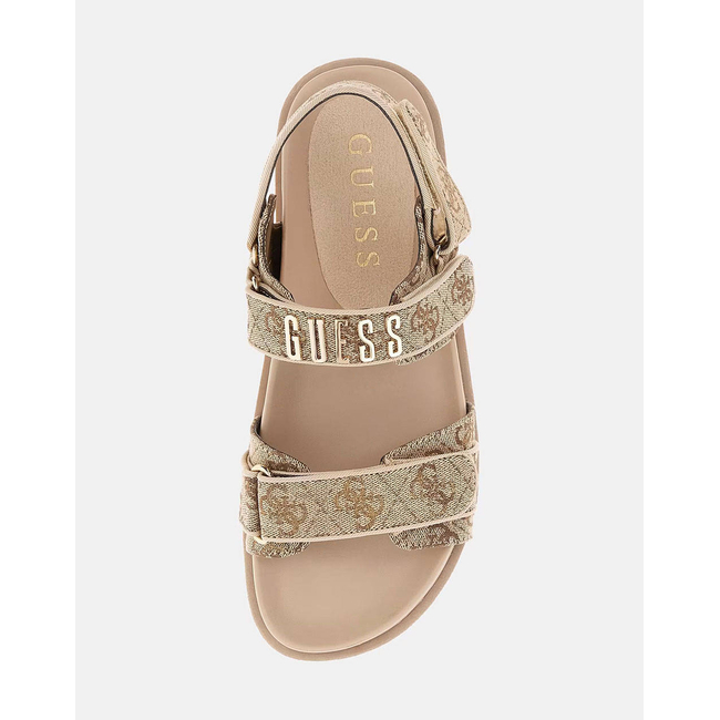 Product GUESS FADISON - SANDAL IN LAMINATED ECO-LEATHER WOMEN'S SHOES base image
