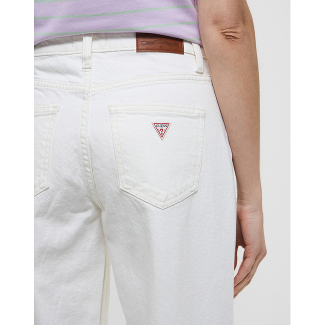 Product GUESS JEANS  GJ G11 WIDE LEG - ECO REGEN CO AGATE STR WHITE ΠΑΝΤΕΛΟΝΙ ΓΥΝΑΙΚΕΙΟ base image
