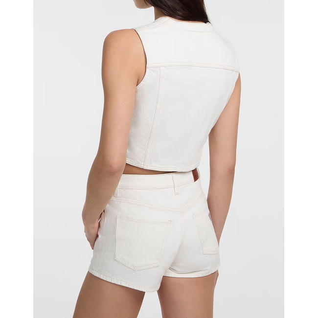 Product GUESS JEANS GJ DENIM VEST - ECO REGEN CO AGATE STR WHITE ΜΠΟΥΦΑΝ ΓΥΝΑΙΚΕΙΟ base image