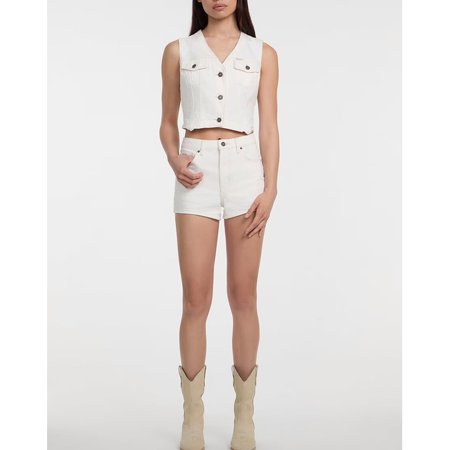 Product GUESS JEANS GJ DENIM VEST - ECO REGEN CO AGATE STR WHITE ΜΠΟΥΦΑΝ ΓΥΝΑΙΚΕΙΟ base image