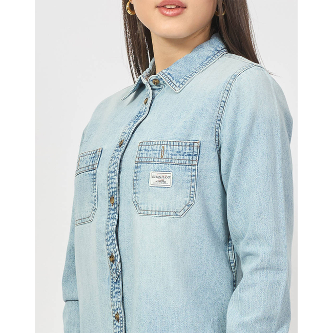 Product GUESS JEANS GJ REGULAR LS DENIM SHIRT WOMEN base image