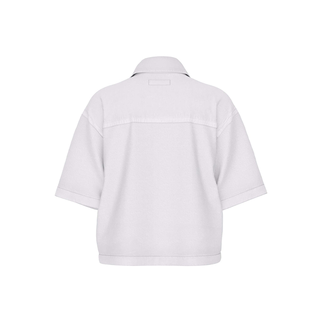 Product GUESS JEANS  GJ BOXY SS SHIRT - ECO ORG CO NATURAL RG WHITE ΠΟΥΚΑΜΙΣΟ ΓΥΝΑΙΚΕΙΟ base image