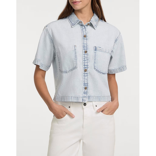 Product GUESS JEANS GJ BOXY SS SHIRT ΠΟΥΚΑΜΙΣΟ ΓΥΝΑΙΚΕΙΟ base image
