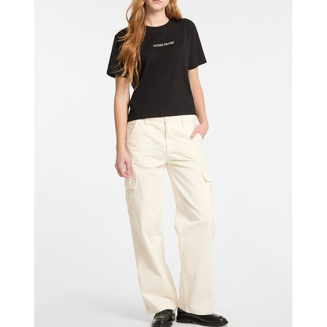 Product GUESS JEANS GJ SS CN BOXY EMBRO LOGO TEE WOMEN'S T-SHIRT base image