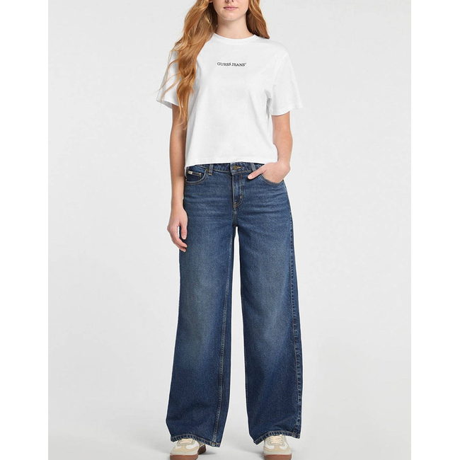 Product GUESS JEANS GJ SS CN BOXY EMBRO LOGO TEE WOMEN'S T-SHIRT base image