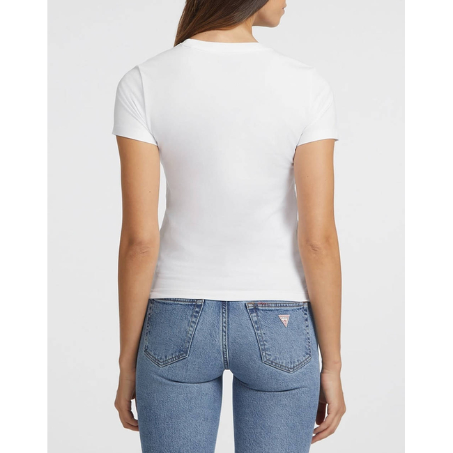 Product GUESS JEANS GJ SS CN SLIM LOGO PRINT TEE WOMEN'S T-SHIRT base image