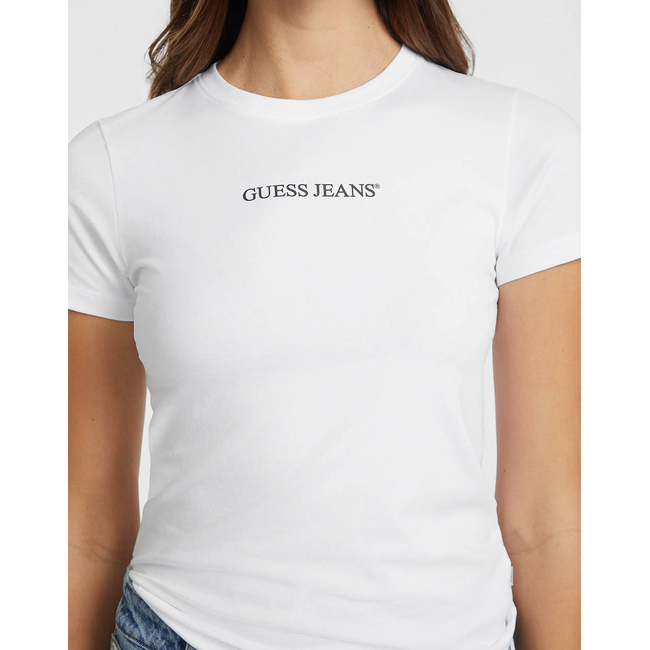 Product GUESS JEANS GJ SS CN SLIM LOGO PRINT TEE WOMEN'S T-SHIRT base image