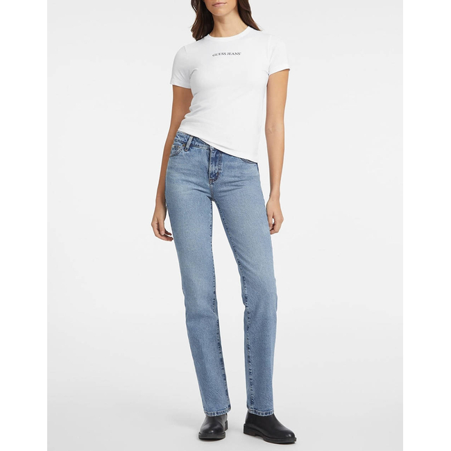 Product GUESS JEANS GJ SS CN SLIM LOGO PRINT TEE WOMEN'S T-SHIRT base image