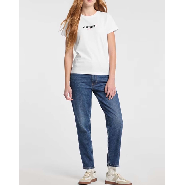 Product GUESS JEANS GJ SS CN REG 3D EMBR GUESS TEE WOMEN'S T-SHIRT base image