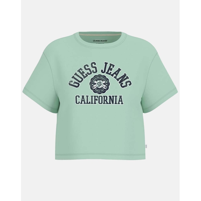 Product GUESS JEANS GJ SS CN BOXY PRINTED TEE WOMEN'S T-SHIRT base image