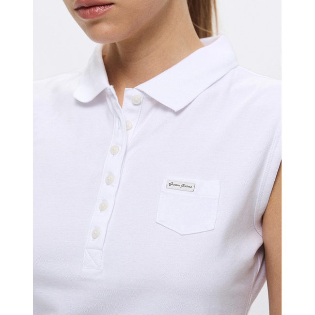 Product GUESS JEANS GJ SLEEVELESS COLLAR SLIM PKT ΜΠΛΟΥΖΑ ΓΥΝΑΙΚΕΙΟ base image